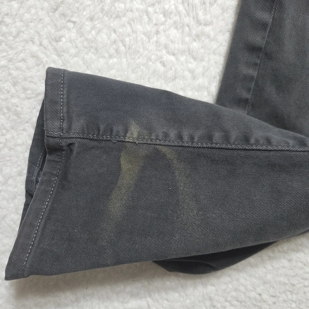 Agave Denim Classic No. 11 Jeans Mens 32x34 Black‎ Straight Stretch Made In USA